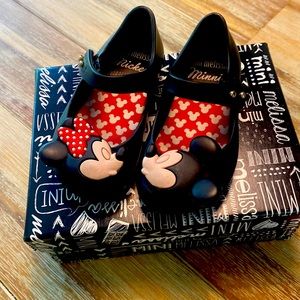Mini Melissa Baby Girl - Minnie Mouse & Mickey Mouse Mary Janes